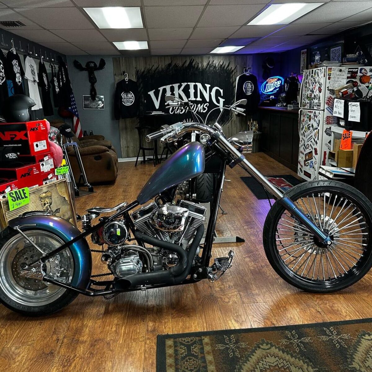 2007 Ultima Chopper 124 for sale in motorcycle shop showroom floor